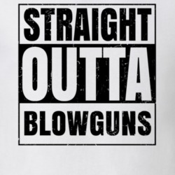 Straight Outta Blowguns Nouns Words Compton Parody T Shirt 19359935