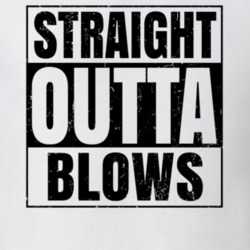 Straight Outta Blows Nouns Words Compton Parody T Shirt 19359937