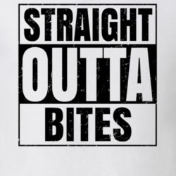 Straight Outta Bites Nouns Words Compton Parody T Shirt 19359951
