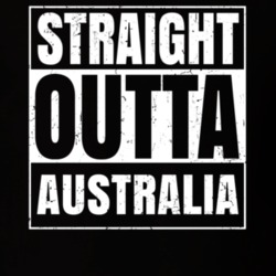 Straight Outta Australia Nouns Compton Parody T Shirt 19359955