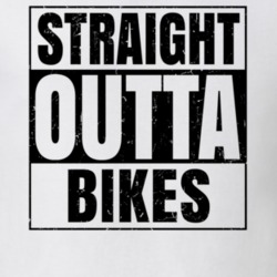 Straight Outta Bikes Nouns Words Compton Parody T Shirt 19359965