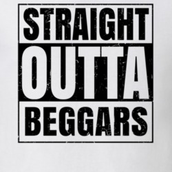 Straight Outta Beggars Nouns Words Compton Parody T Shirt 19359995