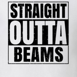 Straight Outta Beams Nouns Words Compton Parody T Shirt 19360018