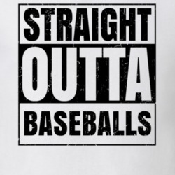 Straight Outta Baseballs Nouns Words Compton Parody T Shirt 19360041