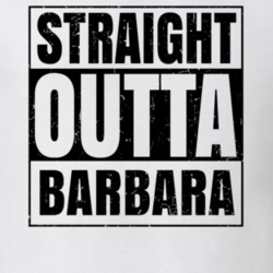 Straight Outta Barbara Nouns Words Compton Parody T Shirt 19360054