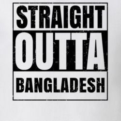 Straight Outta Bangladesh Nouns Words Compton Parody T Shirt 19360068
