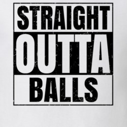 Straight Outta Balls Nouns Words Compton Parody T Shirt 19360078