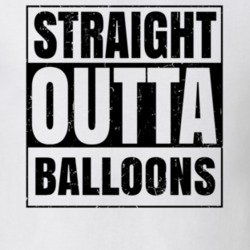 Straight Outta Balloons Nouns Words Compton Parody T Shirt 19360080