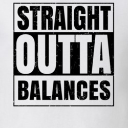 Straight Outta Balances Nouns Words Compton Parody T Shirt 19360084