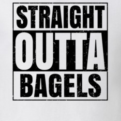 Straight Outta Bagels Nouns Words Compton Parody T Shirt 19360097