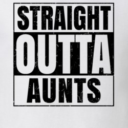 Straight Outta Aunts Nouns Words Compton Parody T Shirt 19360128