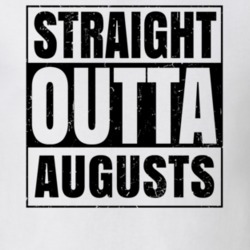 Straight Outta Augusts Nouns Words Compton Parody T Shirt 19360130
