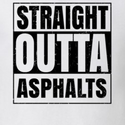 Straight Outta Asphalts Nouns Words Compton Parody T Shirt 19360151