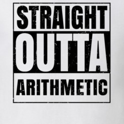 Straight Outta Arithmetic Nouns Words Compton Parody T Shirt 19360175