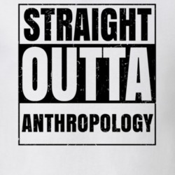 Straight Outta Anthropology Nouns Words Compton Parody T Shirt 19360211
