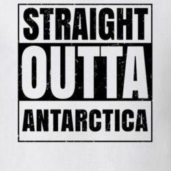Straight Outta Antarctica Nouns Words Compton Parody T Shirt 19360215
