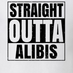 Straight Outta Alibis Nouns Words Compton Parody T Shirt 19360238