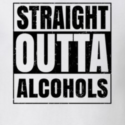 Straight Outta Alcohols Nouns Words Compton Parody T Shirt 19360241