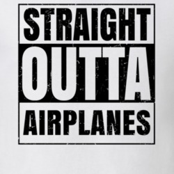 Straight Outta Airplanes Nouns Words Compton Parody T Shirt 19360248