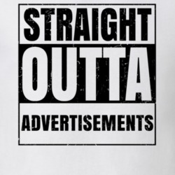 Straight Outta Advertisements Nouns Words Compton Parody T Shirt 19360262