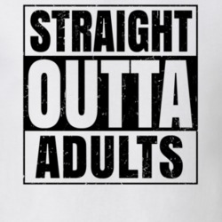 Straight Outta Adults Nouns Words Compton Parody T Shirt 19360264