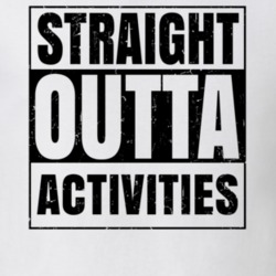 Straight Outta Activities Nouns Words Compton Parody T Shirt 19360271
