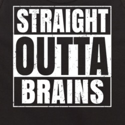 Straight Outta Brains Nouns Compton Parody Tanktop 21503633