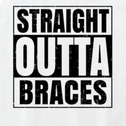 Straight Outta Braces Nouns Words Compton Parody Tanktop 21504632