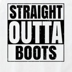 Straight Outta Boots Nouns Words Compton Parody Tanktop 21504757