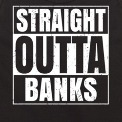 Straight Outta Banks Nouns Compton Parody Tanktop 21504777