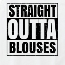Straight Outta Blouses Nouns Words Compton Parody Tanktop 21504956