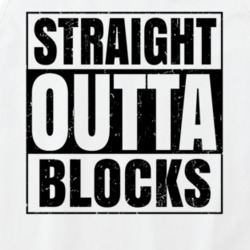 Straight Outta Blocks Nouns Words Compton Parody Tanktop 21504978
