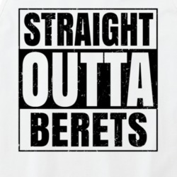 Straight Outta Berets Nouns Words Compton Parody Tanktop 21505194