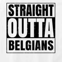 Straight Outta Belgians Nouns Words Compton Parody Tanktop 21505260