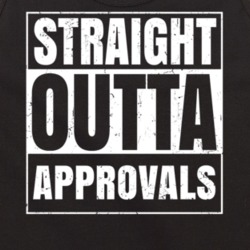 Straight Outta Approvals Nouns Compton Parody Tanktop 21505489