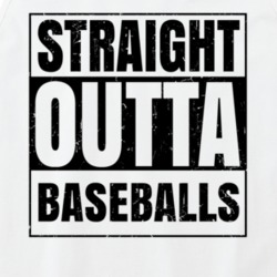 Straight Outta Baseballs Nouns Words Compton Parody Tanktop 21505564