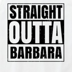 Straight Outta Barbara Nouns Words Compton Parody Tanktop 21505625