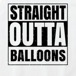 Straight Outta Balloons Nouns Words Compton Parody Tanktop 21505742