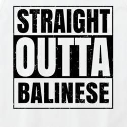 Straight Outta Balinese Nouns Words Compton Parody Tanktop 21505751