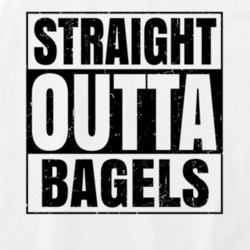 Straight Outta Bagels Nouns Words Compton Parody Tanktop 21505798