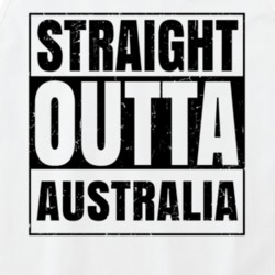 Straight Outta Australia Nouns Words Compton Parody Tanktop 21505871