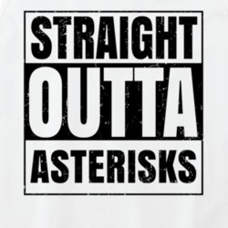 Straight Outta Asterisks Nouns Words Compton Parody Tanktop 21505929