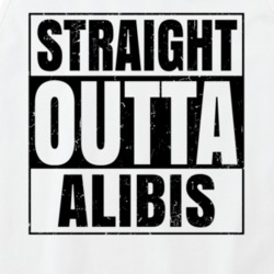 Straight Outta Alibis Nouns Words Compton Parody Tanktop 21506216