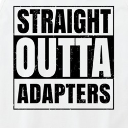 Straight Outta Adapters Nouns Words Compton Parody Tanktop 21506320