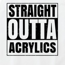 Straight Outta Acrylics Nouns Words Compton Parody Tanktop 21506344