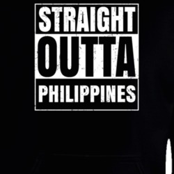Straight Outta Philippines Nouns Compton Parody Hooded Pullover 25306829