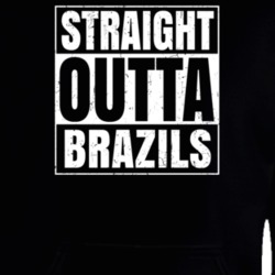 Straight Outta Brazils Nouns Compton Parody Hooded Pullover 25312774