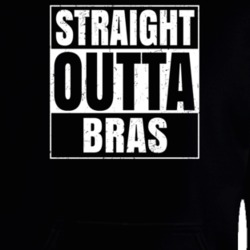 Straight Outta Bras Nouns Compton Parody Hooded Pullover 25312810