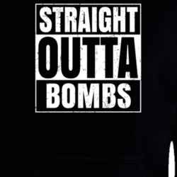 Straight Outta Bombs Nouns Compton Parody Hooded Pullover 25312885