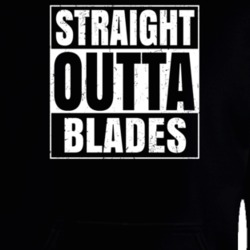 Straight Outta Blades Nouns Compton Parody Hooded Pullover 25312945